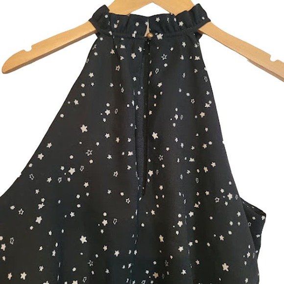 Mudpie -Pacey Star Galaxy Ruffle Flounce Dress - size large- NWOT - Picture 7 of 11